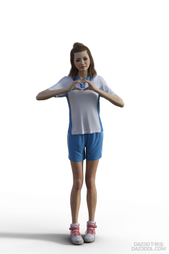 美女_DAZ3D下载站