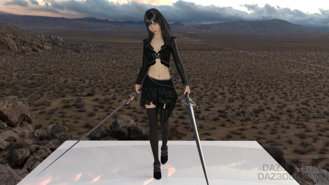 双刀侠_DAZ3D下载站