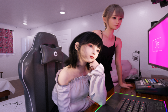 主播_DAZ3D下载站