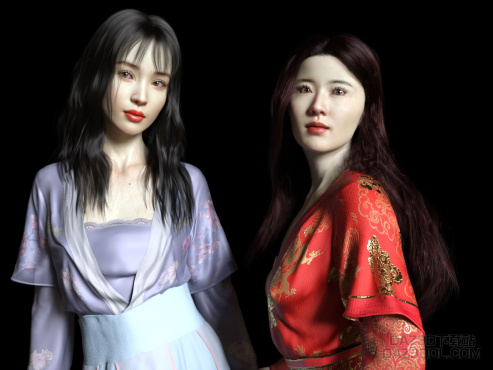 actress_DAZ3D下载站