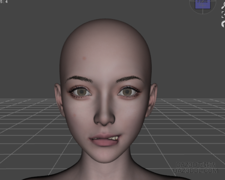 大佬们，为啥用G9的模型，她们的嘴都是这样歪的啊，求助。。。_DAZ3D下载站