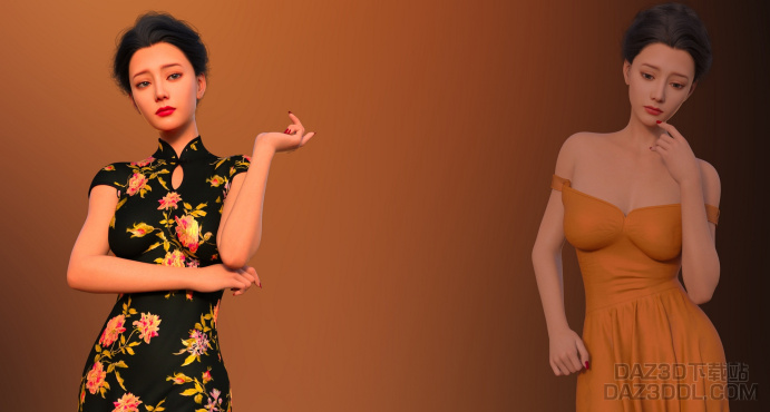 一低头的温柔_DAZ3D下载站