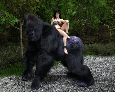人猿女泰山_DAZ3D下载站
