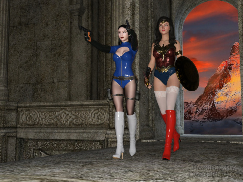 女英雄_DAZ3D下载站