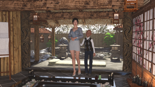 温泉之旅_DAZ3D下载站
