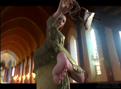 轻吻脚底，接受洗礼！_DAZ3D下载站