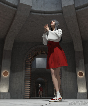 祈祷_DAZ3D下载站