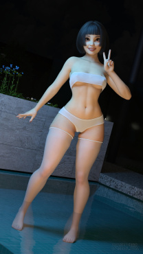夏天快点来吧_DAZ3D下载站