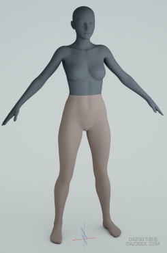 讲一下我怎么弄丝袜的高光_DAZ3D下载站