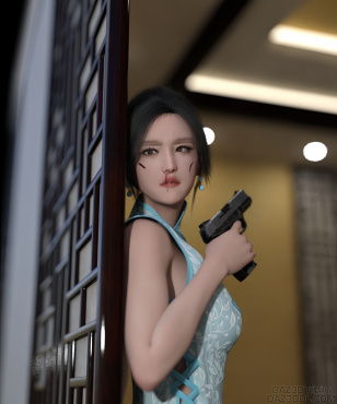 《这太危险了》《老板办公写真》_DAZ3D下载站