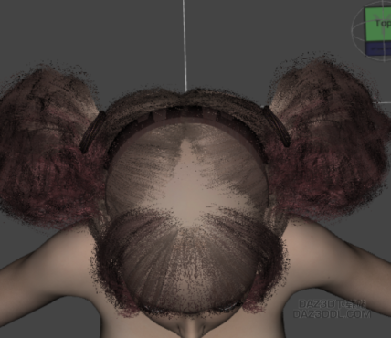 头发为什么会这样？_DAZ3D下载站