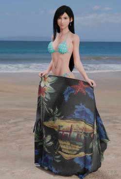 蒂法在海滩_05_DAZ3D下载站