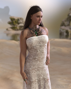 新年婚礼礼服_DAZ3D下载站