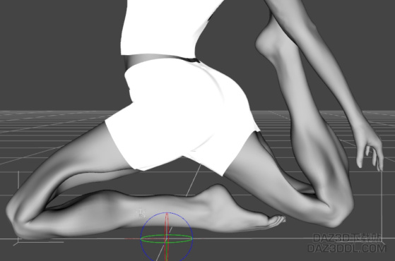 请教大佬，为啥G9 用预置姿势时关节弯曲时会严重变形?? 谢谢!_DAZ3D下载站