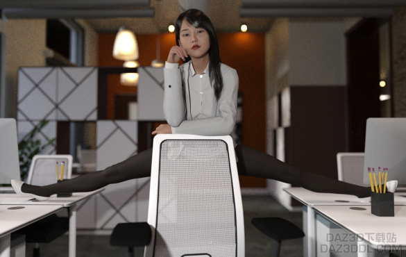我看谁敢下班_DAZ3D下载站
