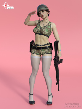 点赞敬礼_DAZ3D下载站