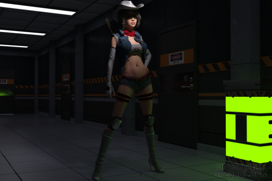 逆战 女英雄_DAZ3D下载站
