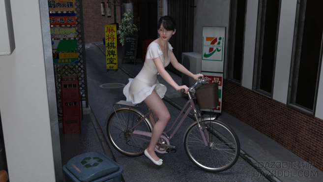 小巷中的姐姐_DAZ3D下载站