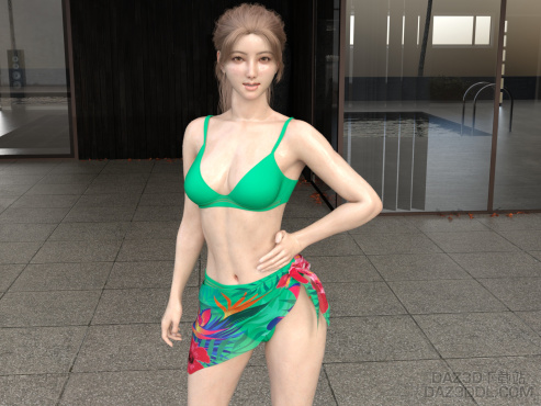 油光油光的身体_DAZ3D下载站