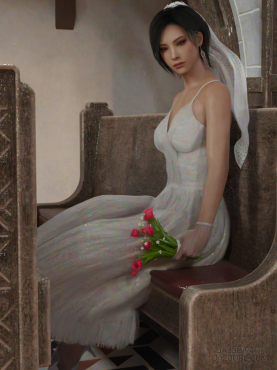 教堂和婚纱 2_DAZ3D下载站
