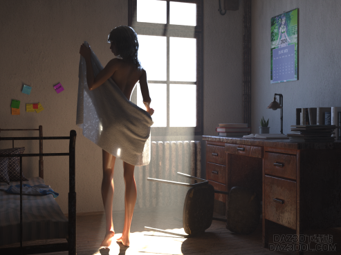 早起的鸟儿_DAZ3D下载站