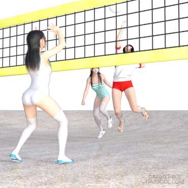 沙滩排球_DAZ3D下载站