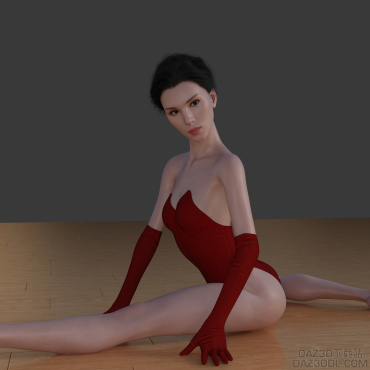 我的小龍女，武功底子原來真的很好。_DAZ3D下载站