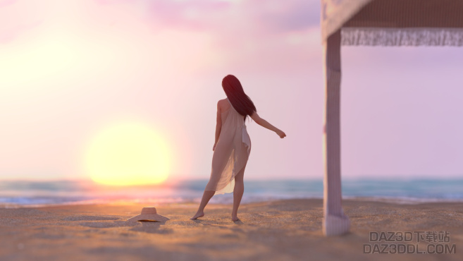 夕阳_DAZ3D下载站