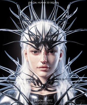 数字人&虚拟饰品渲染练习_DAZ3D下载站