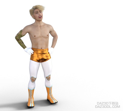 男摔跤手_DAZ3D下载站