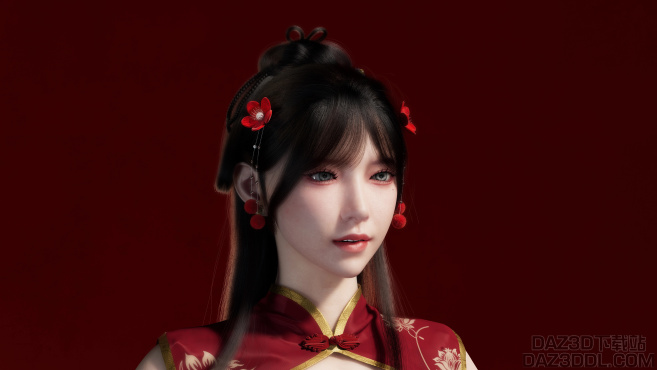 来点喜庆的。。_DAZ3D下载站