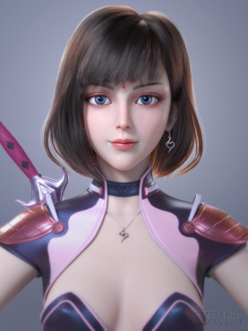 女战士_DAZ3D下载站
