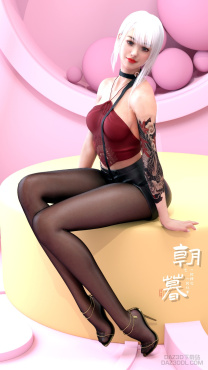 故事从“朝暮”开始：一树挂花，一处秋意。_DAZ3D下载站