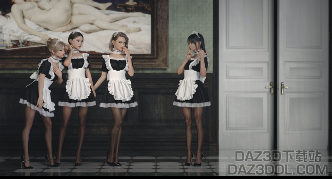 女仆_DAZ3D下载站