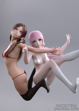 少女动态1_DAZ3D下载站