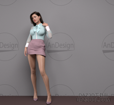 原创SprEnj系列服装 - 美丽的春装妹子_DAZ3D下载站