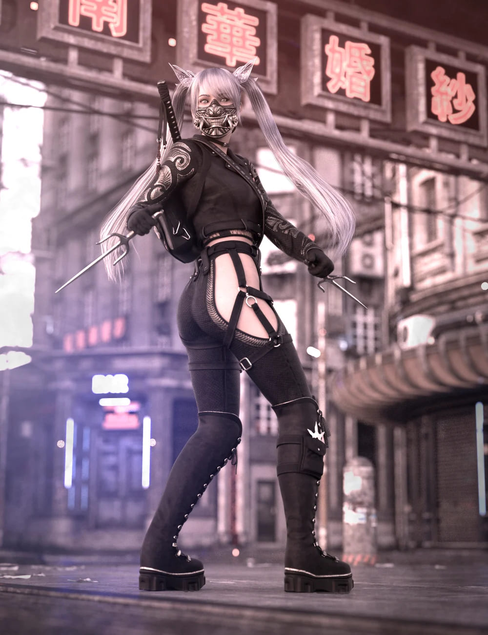 为创世纪8女性的武士刀HD装备