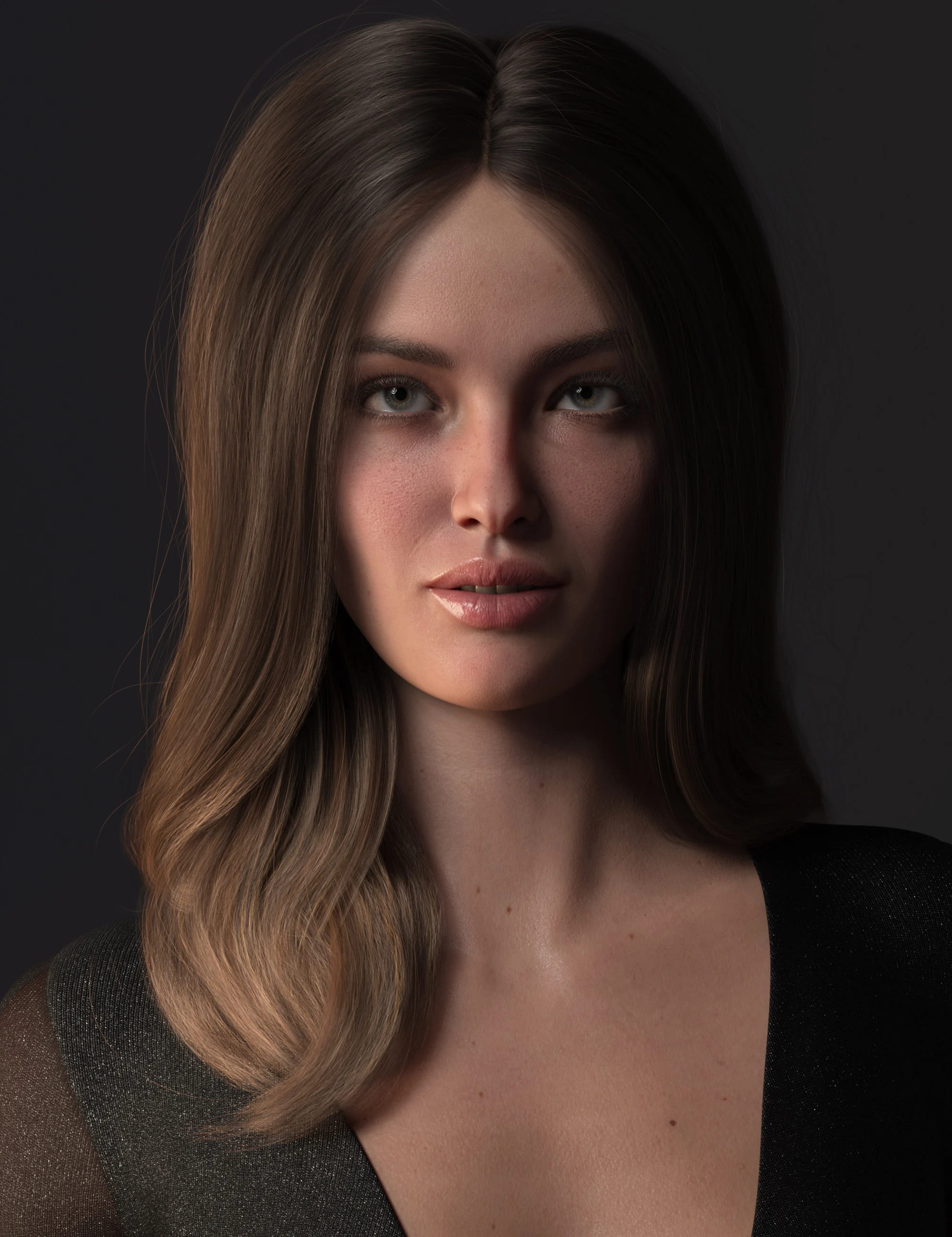 Genesis 8女性的头发