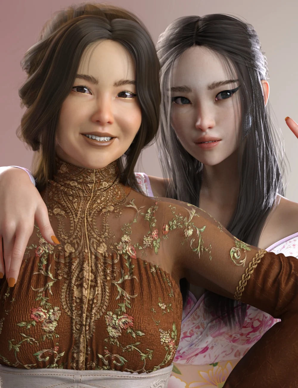 Lian和Hanako Zhao HD为创世纪8女