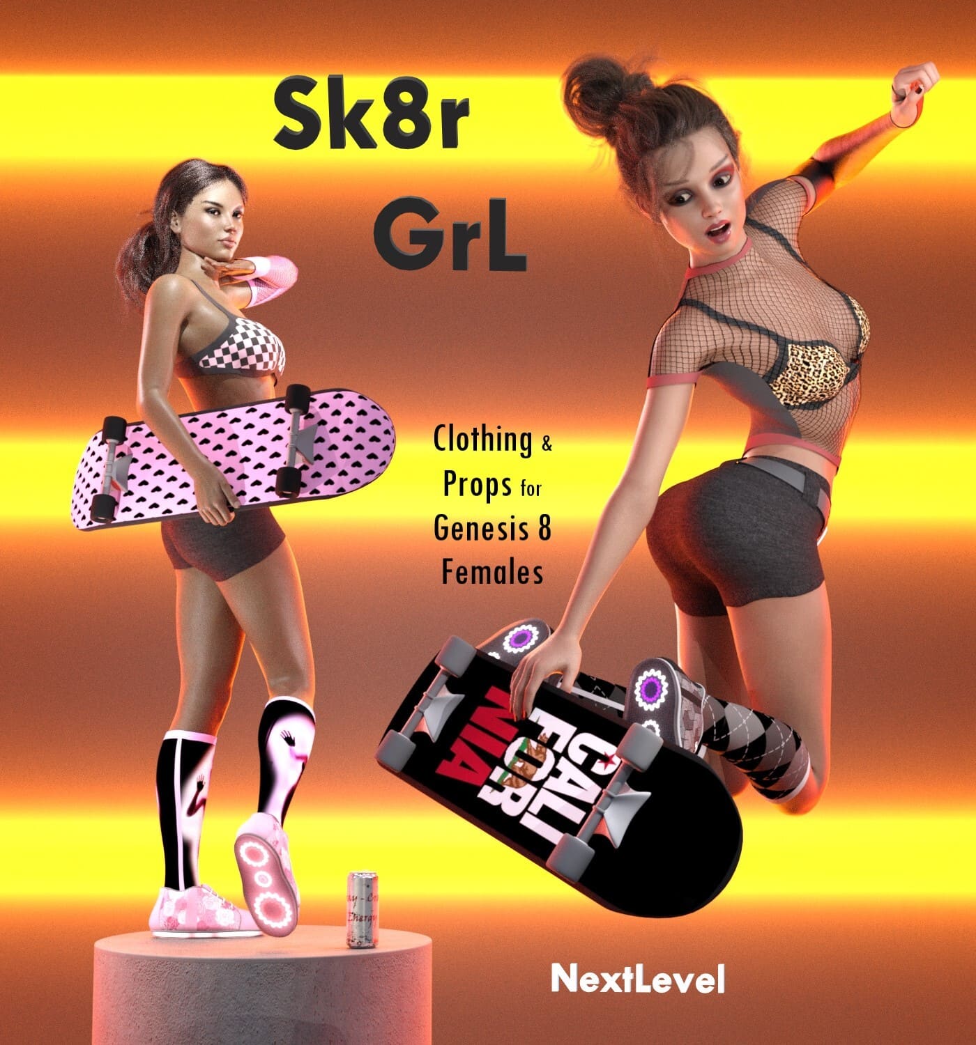 Sk8r GrL为创世纪8女性