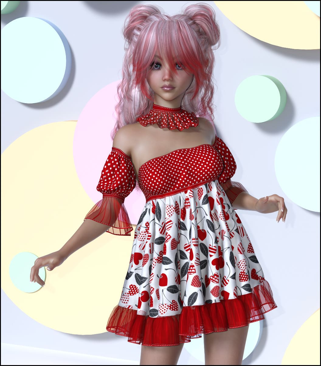 th Ave: dForce - Esme Outfit for G8F &G8.1F