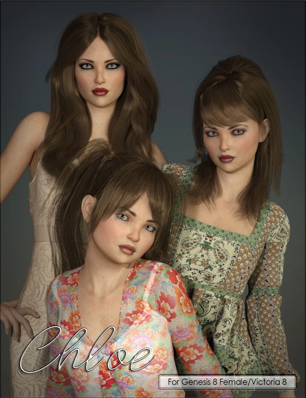 VYK克洛伊，Genesis 8 Female和Victoria 8
