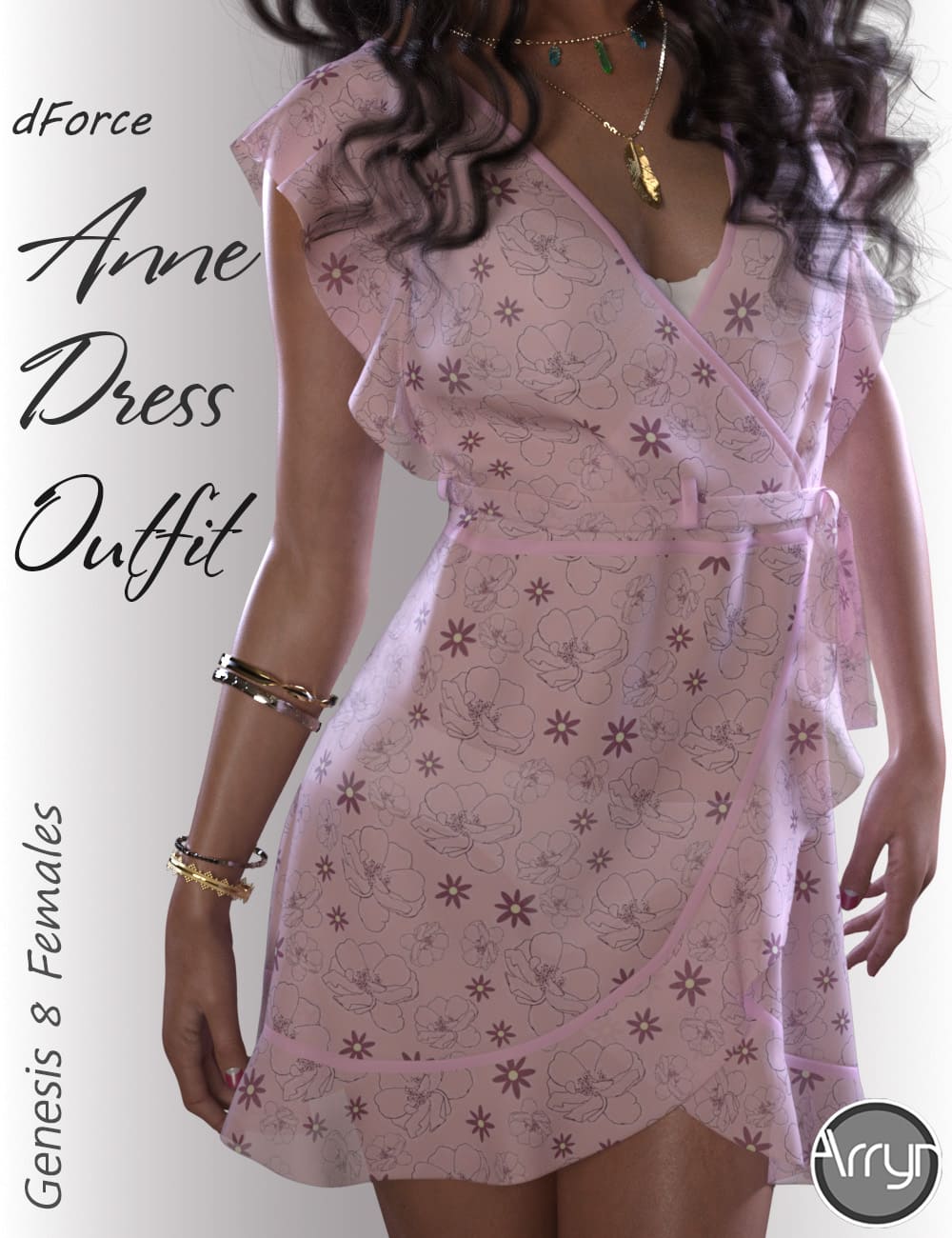 dForce Anne Candy为创世纪8女(s)设计的服装
