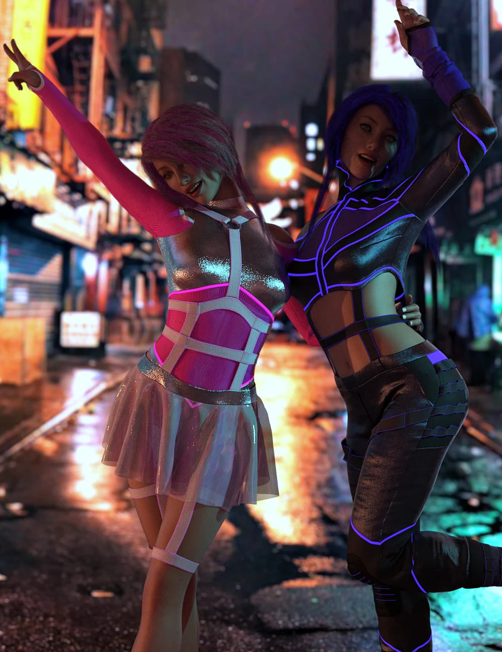dForce为创世纪8女性设计的网络女孩服装