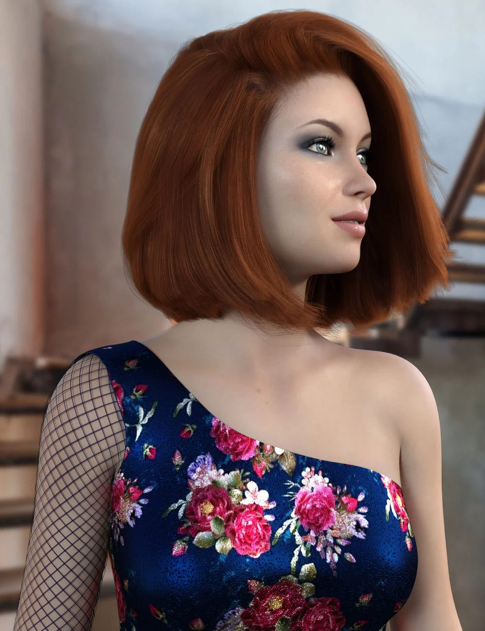 dForce Maureen Hair for Genesis 8 female