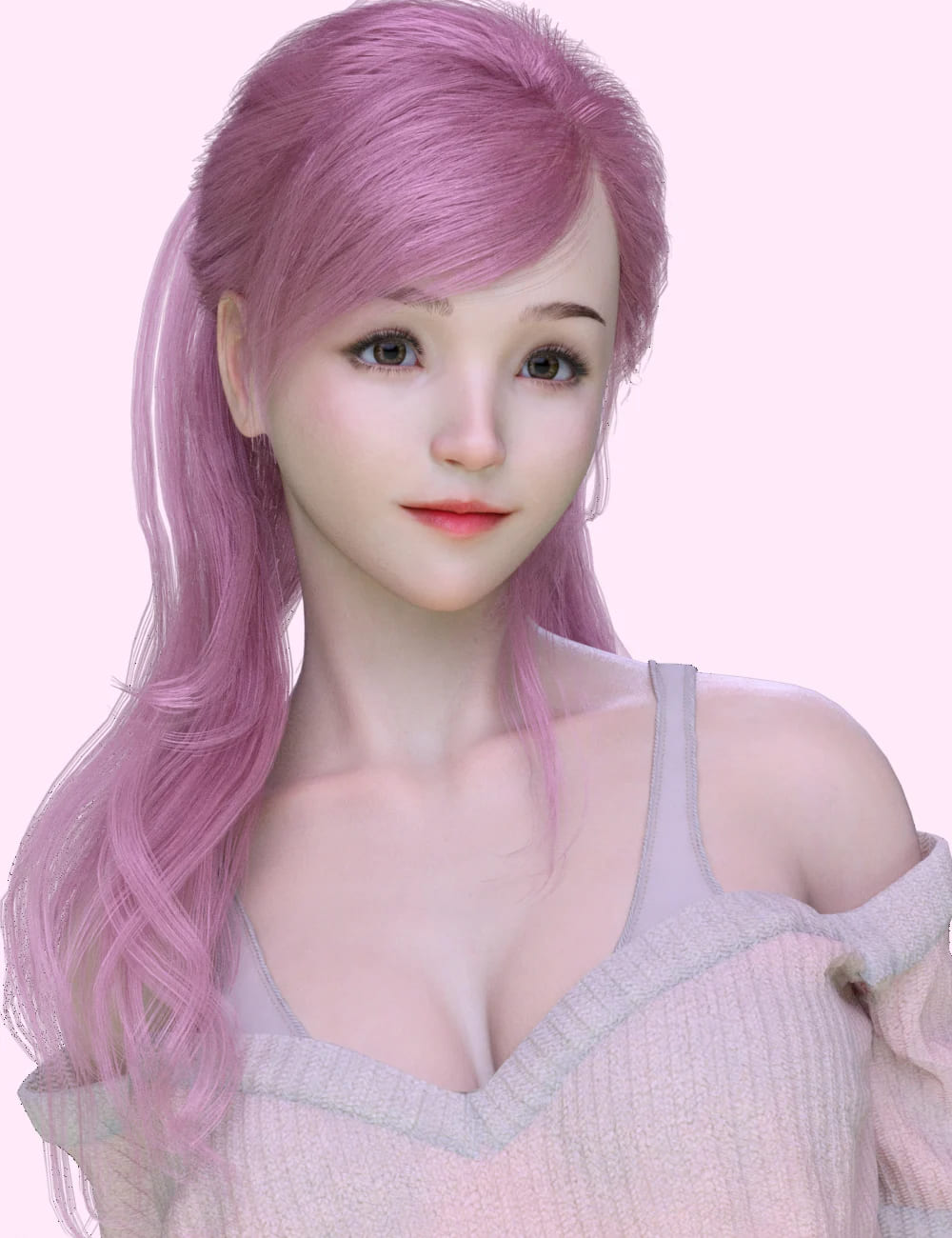 卢瑞斯的表情和头发与dForce创世纪8.1女性