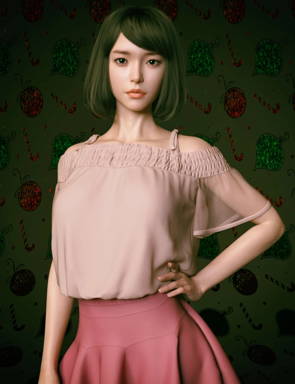 雪莉李角色与头发创世纪8和8.1女性