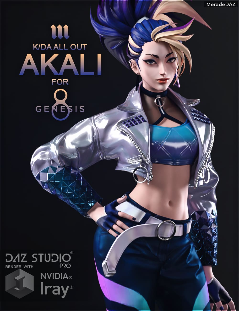 Akali KDA全力以赴寻找创世纪8和8。1女性