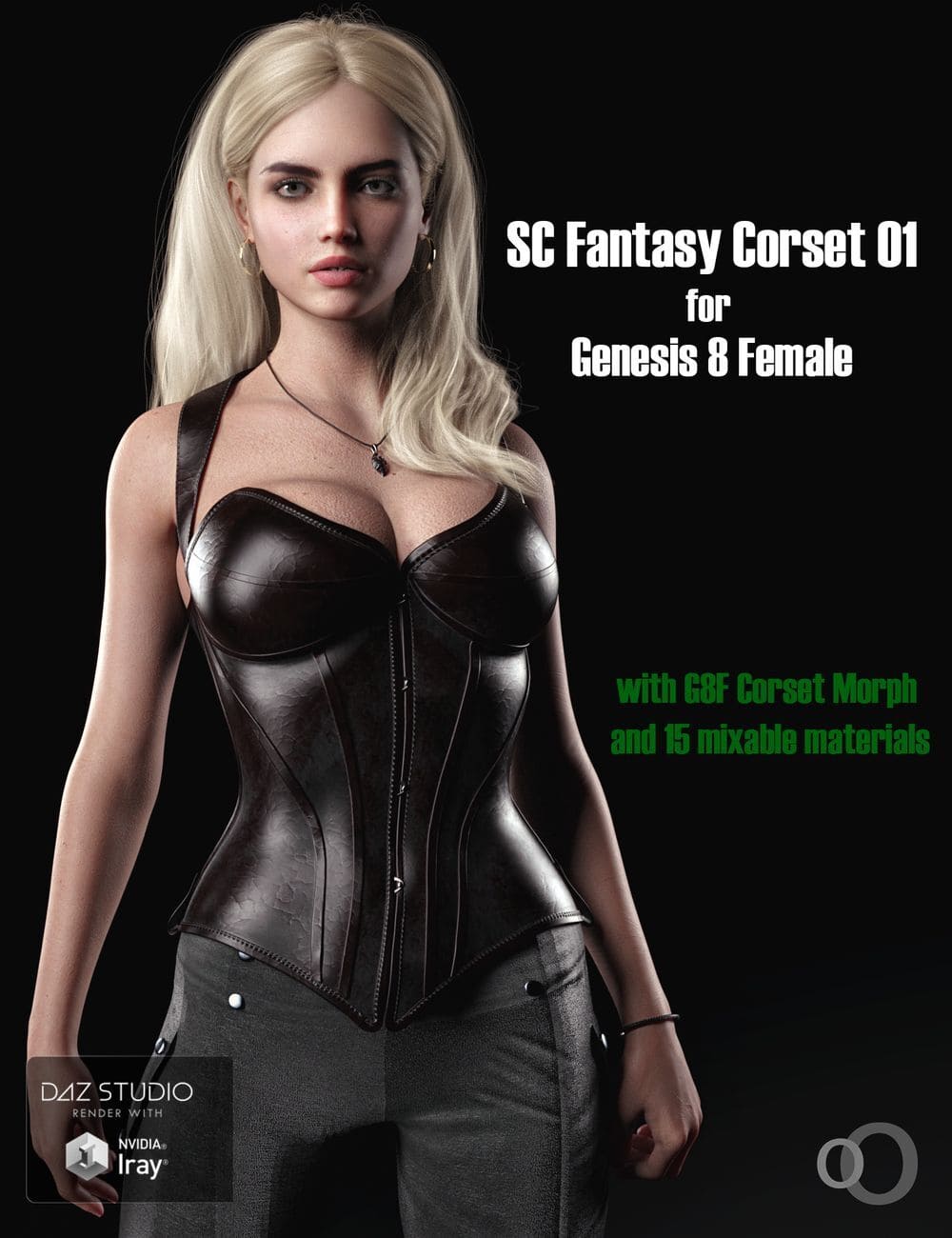 SC Solo Fantasy Corset 01 for Genesis 8 Female