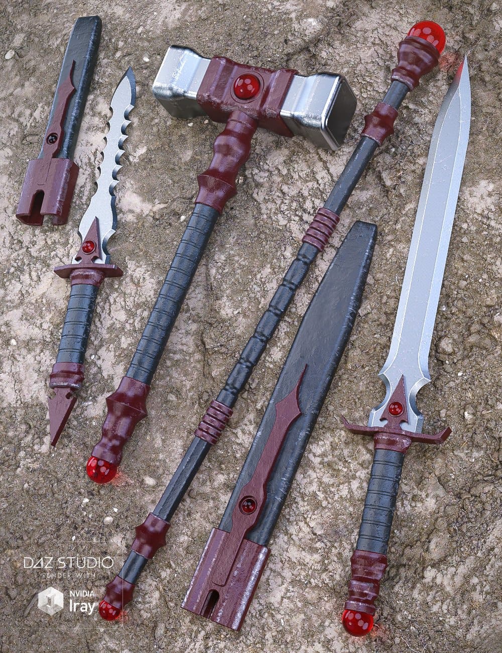 血石的武器